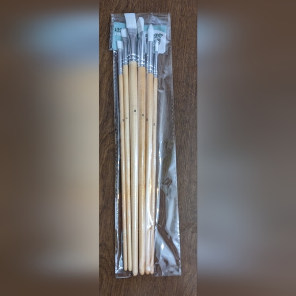 2 New six packs of long handled artskills Crafters paint brushes crafts, T12MIS - Picture 2 of 4